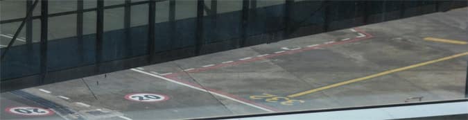 Airport runway markings