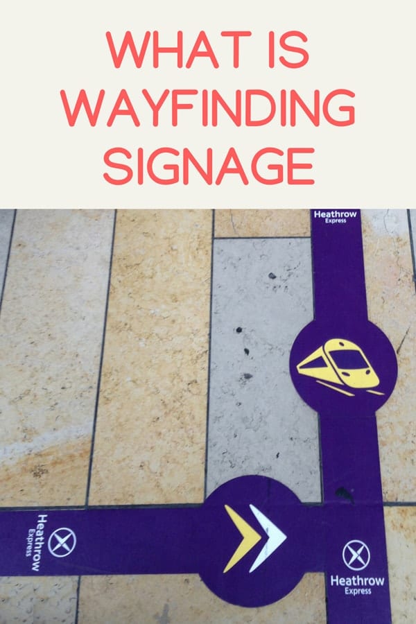Wayfinding signage image