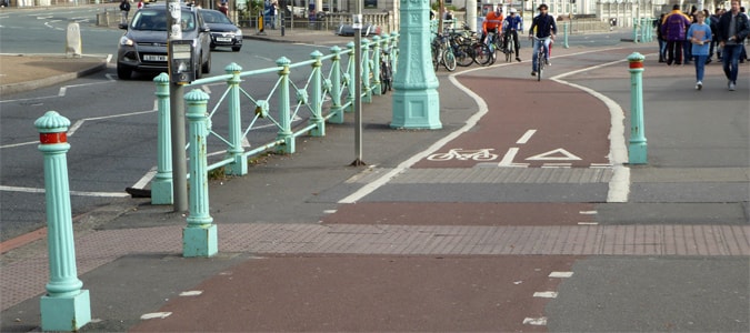 Bicycle routes in Brighton