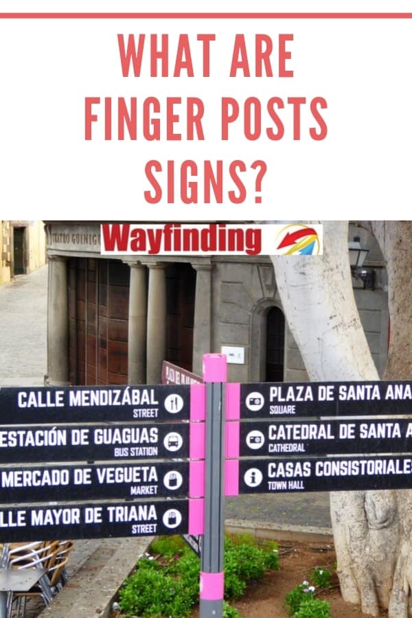 Finger post sign example