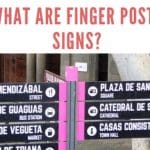 What is a fingerpost sign